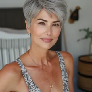 25 Gray Pixie Hairstyles for the Modern Chic Woman
