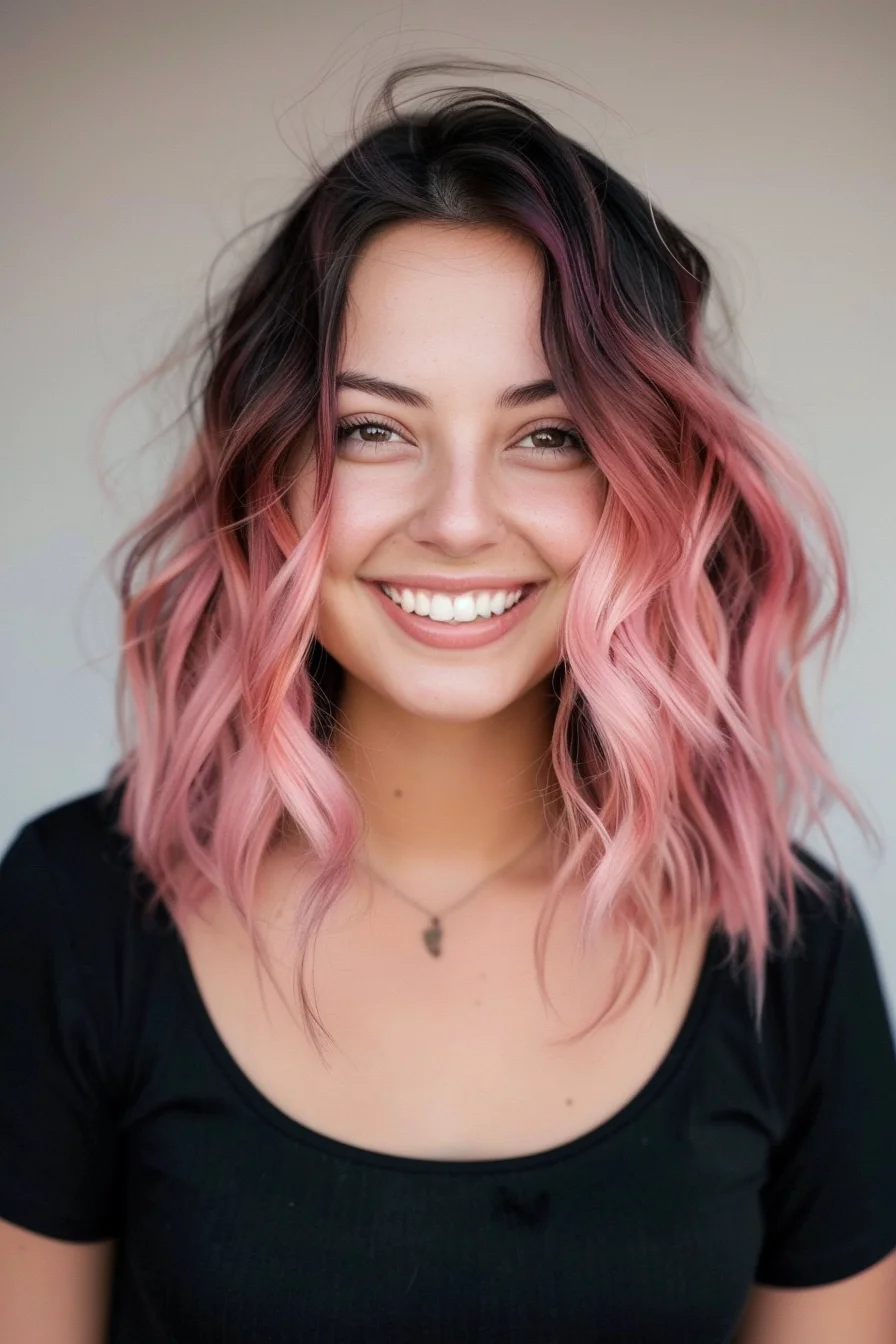 30 Pink Highlights Hairstyles That Add a Fun Pop of Color